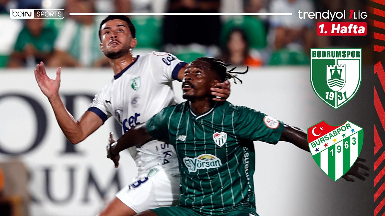 Bodrum FK vs. Bursaspor | Week 1 Match HIGHLIGHTS | Trendyol 1. Lig - 2026/27