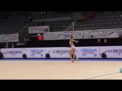 Jazzy Kerber - Hoop - 2015 World Rhythmic Gymnastics Championships - Qualification