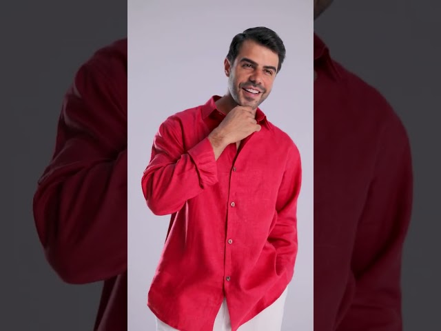 قميص احمر بطيخي