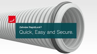Zehnder RapidLock a szellőző berendezések telepítéséhez