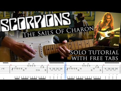 Scorpions - The Sails Of Charon intro guitar solo lesson (with tablatures and backing tracks)