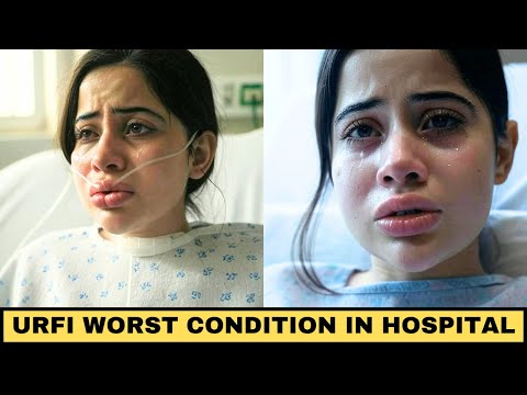 Urfi Javed Worst Condition In Hospital Video After Lip Surgery Gone Wrong