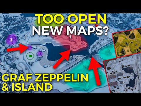 Graf Zeppelin and Island - New MAPS Coming to World of Tanks Update 1.12+ News