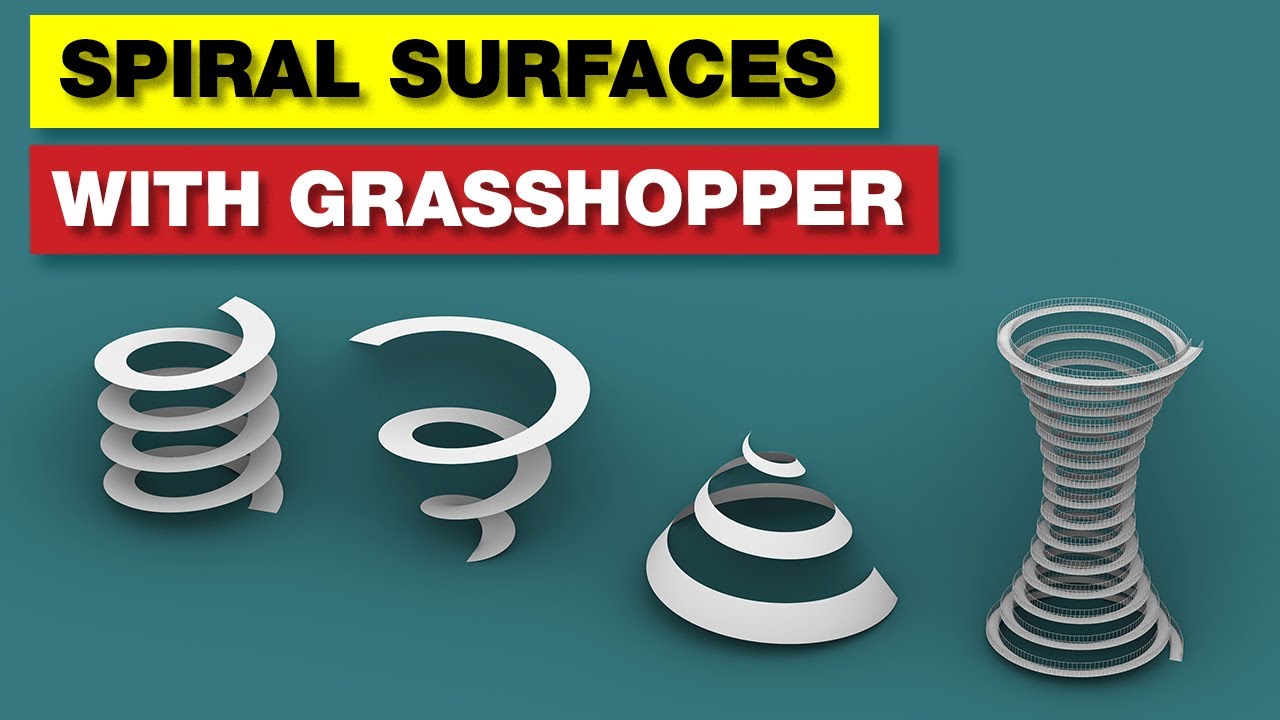 Grasshopper Tutorial | Spiral Surfaces