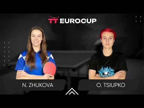 09:30 Nadiia Zhukova - Oleksandra Tsiupko 01.09.2024 TT Euro.Cup Women Ukraine Star. TABLE 3