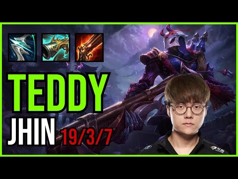 TEDDY - JHIN vs. EZREAL ADC | KR RANKED | PATCH 11.1