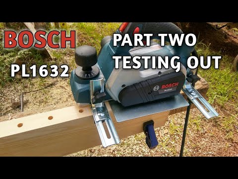 Bosch planer pl1632 part two assembly and testing