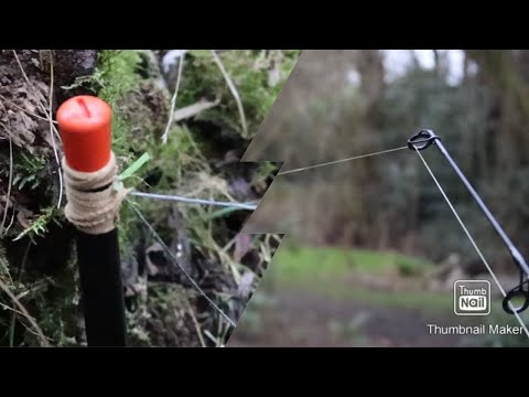 How to set-up a washing line - CARP FISHING TIPS #carpfishing #howto