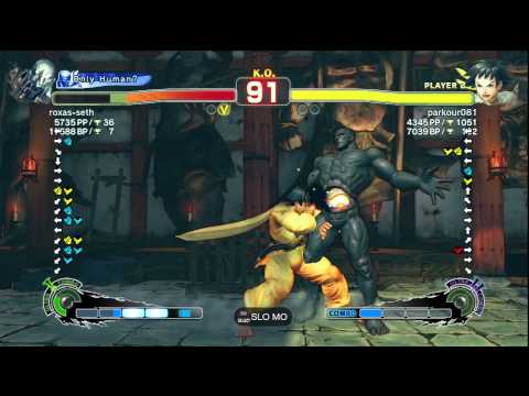 roxas-seth [Seth] vs. parkour81 [Makoto] - PS3 SSF4 Arcade Edition