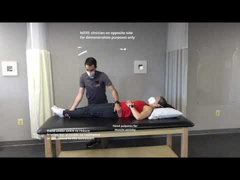 Manual Muscle Test for Hip Abduction