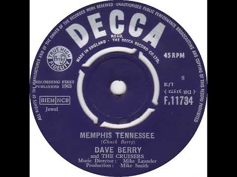 UK New Entry 1963 (204) Dave Berry & The Cruisers - Memphis Tennessee