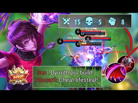 STEAL MVP FROM YOUR CORE🔥 DYRROTH W/ INSANE LIFESTEAL!