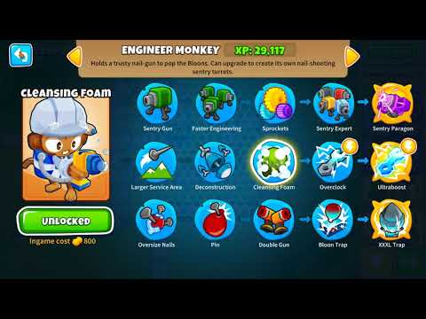 Bloons TD 6 - Tower Guide and Tutorial #21 - Engineer Monkey (12.0 patch)