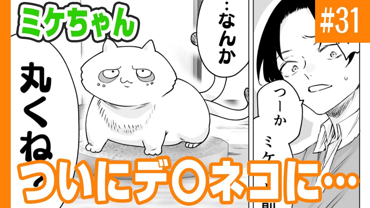 【漫画】ミケちゃんついにデ○ネコに…「就活失敗したサキュバスさんを拾いました 31話」【マンガ動画】【アニメ】【連載】