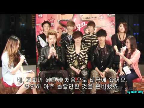 [KOR SUB-한글자막(부분)] 120727 EXO-M 95.5 Virgin HitZ