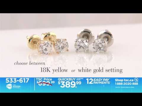 TSC Quick Buy with the Diamond Stud Earring