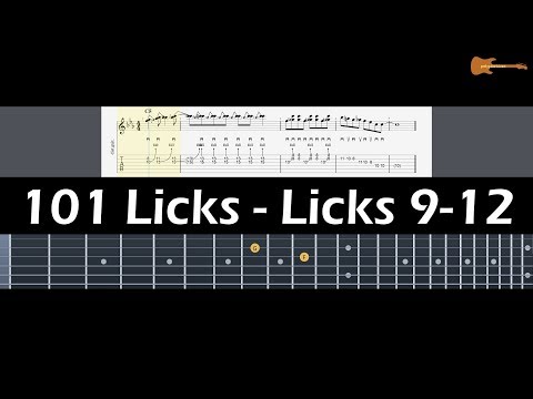 101 Licks - Licks 9-12 (Rock) With Downloadable Tab