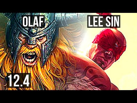 OLAF vs LEE SIN (JNG) | 10/1/3, 300+ games, Dominating | KR Master | 12.4