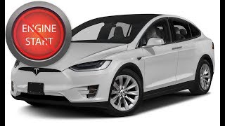 Open and Start a Tesla Model X with a dead key fob battery.