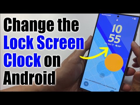 How to Change the Lock Screen Clock on Android