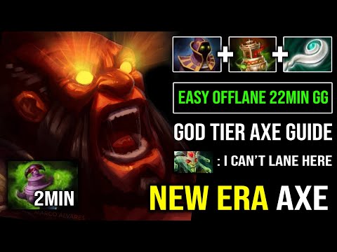 CRAZY NEW ERA AXE 2Min Urn of Shadow & 22Min GG 100% Deleted Enemy From Offlane God Tier DotA 2