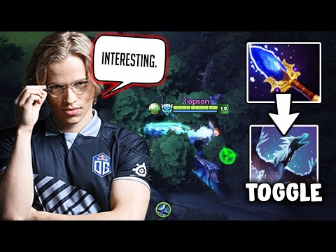Topson WINTER WYVERN Mid - Experimenting in High Ranks DOTA 2
