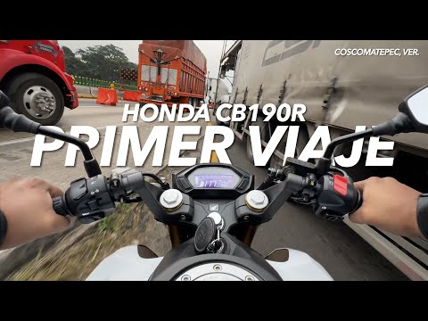 PRIMER VIAJE EN MOTO - Destino Coscomatepec Veracruz - Pueblo Mágico   Honda CB190R