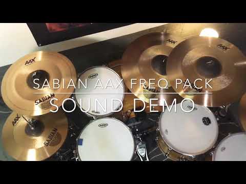 Sabian AAX Freq Pack - 14" 16" 18" 21" Cymbal Demo