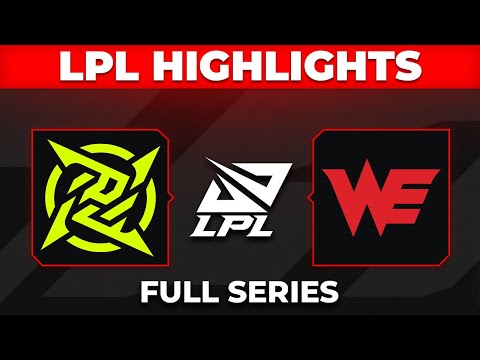 NIP vs WE Highlights ALL GAMES | LPL 2026 Split 1 | Ninjas in Pyjamas vs Team WE