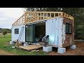 Young Couple Builds DIY CONTAINER HOME With TERRACE Start To Finish By Construyendo Juntos