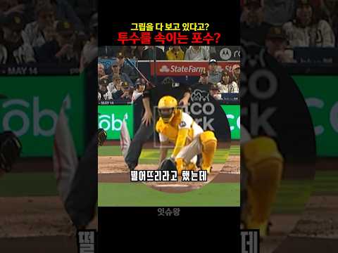 포수가 같은팀 투수를 속였던 이유