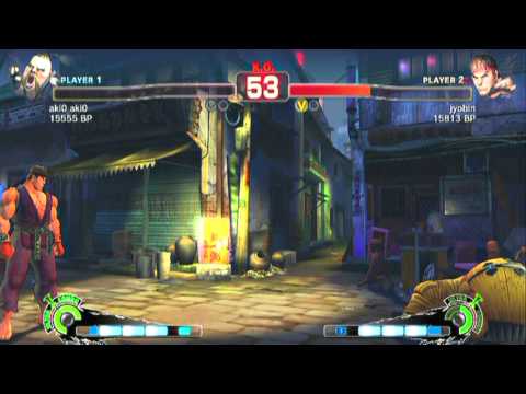 SSF4 [A vs A]: aki0 aki0(#21 Rufus) vs jyobin(#74 Ryu) Ep.279 - HD 720p