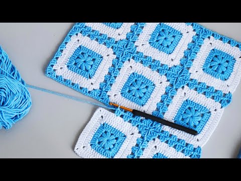 Quick & Invisible Join for Granny Squares – No Cutting Yarn Required!