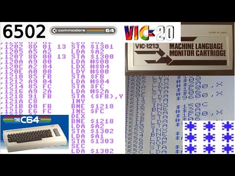 Assembly vs Basic - 6502 - Commodore 64, VIC20, TheC64,  Part 1/2