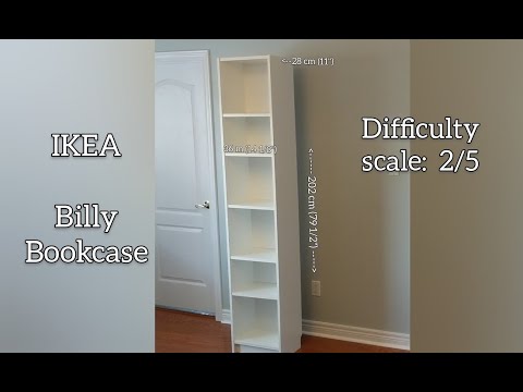 IKEA Billy Bookcase Assembly with detailed instructions I @TowneBlvdTiy I IKEA furniture assembly