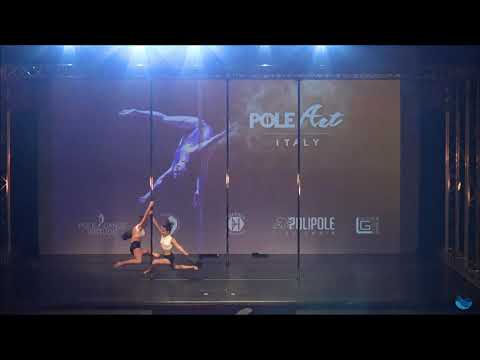 POLE ART ITALY 2020 HERMIDA GARCIA MONTSERRAT & NAIARA  FUENTES HERNANDEZ DOUBLE ELITE JUNIORS