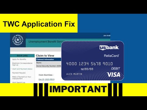 Texas TWC Unemployment How to Fix Online Application Error Submit Successfully