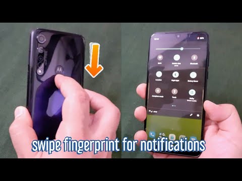 Enable Swipe Fingerprint for Notifications | Moto G8 Plus | #motog8plus #motorola