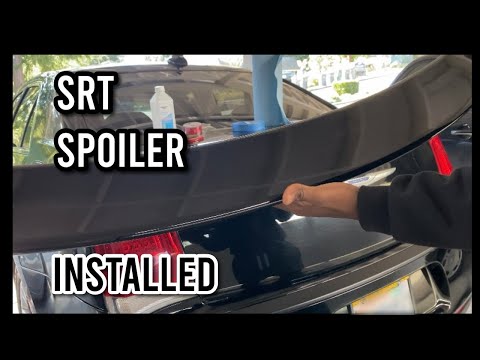 Installing SRT Style Trunk Spoiler On Your Chrysler 300c Or Chrysler 300s
