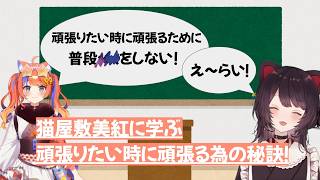 【頑張り屋さん必見】みくぽぽととこちゃんに学ぶ、頑張る為に大切な事【猫屋敷美紅/戌亥とこ/にじさんじ切り抜き】