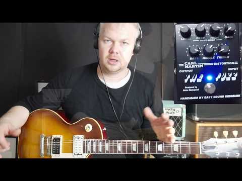 Carl Martin The Fuzz pedal - full demonstration