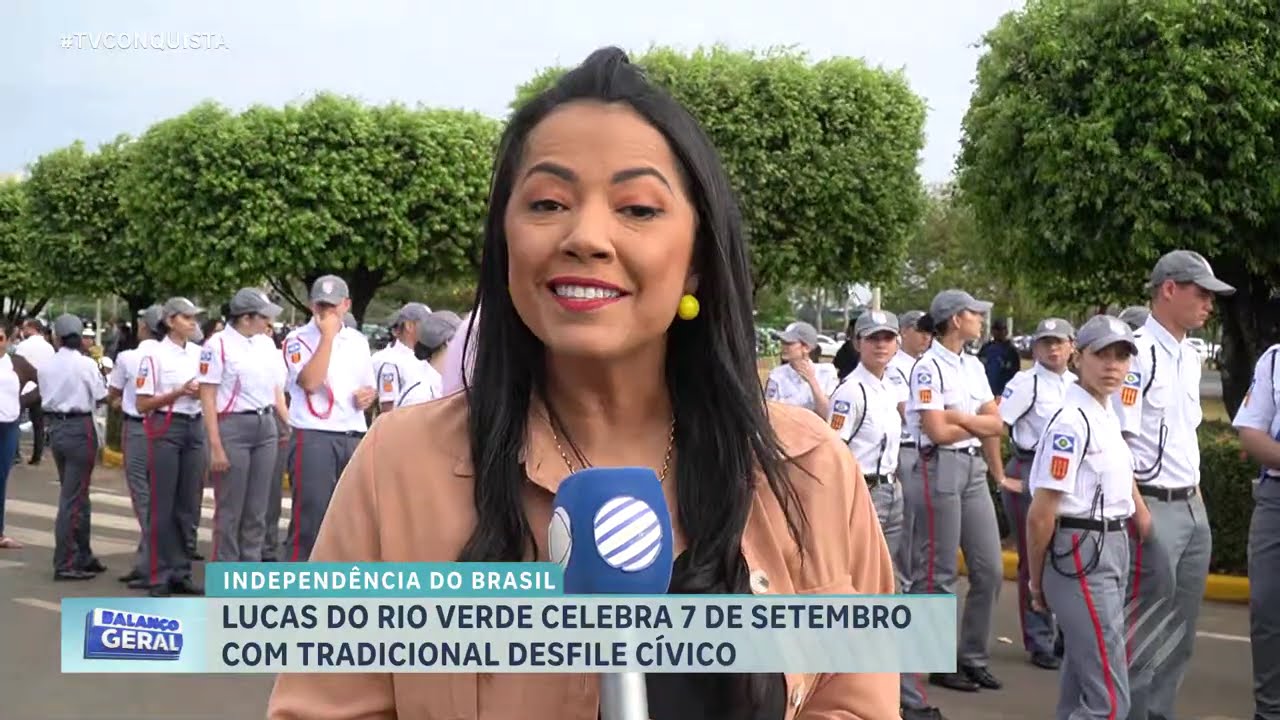 7 de Setembro em Lucas do Rio Verde reúne escolas, segurança e comunidade em desfile cívico