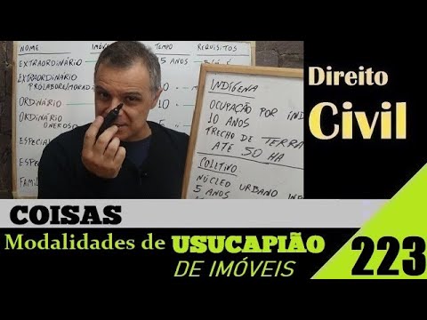 Civil Law - Class #223 - Types of Usucaption of Real Estate (That's it!)