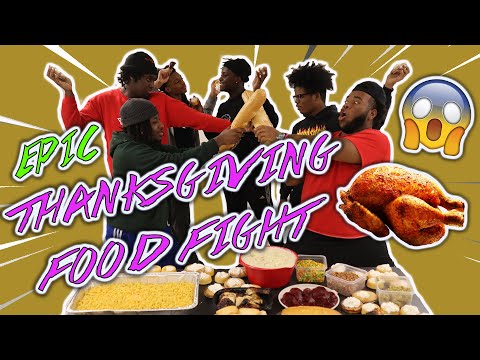 EPIC FOOD FIGHT | KEL AND P
