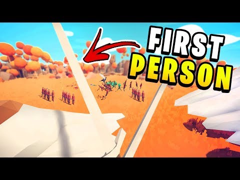 TABS - FIRST PERSON Unit Control! VALKYRIE, Zeus, SNAKE! - Totally Accurate Battle Simulator