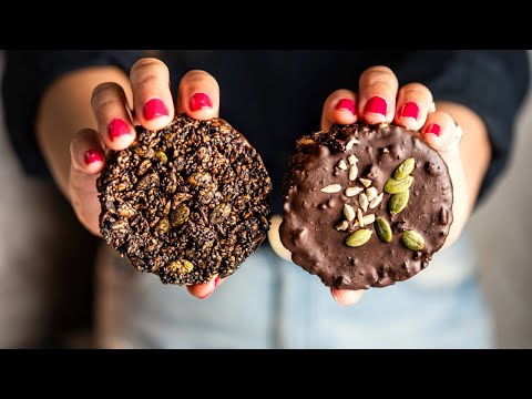 How To Make Superfood Antioxidant Crunchy Seeds Bites with Dark Chocolate