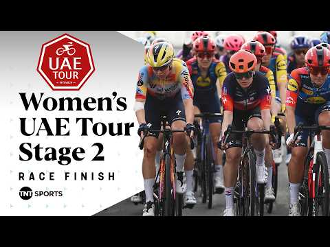 FINDING A WAY TO WIN! 🔥 | Women's UAE Tour 2026 Stage 2 Final KM's | TNT Sports Cycling