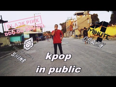 [ DANCING KPOP IN PUBLIC CHALLENGE ] BLACKPINK - PENTAGON - 4MINUTE