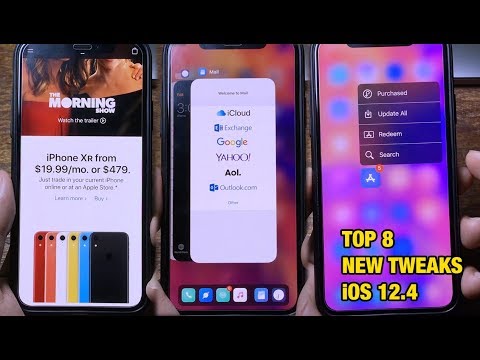 TOP 8 NEW iOS 12.4 Free Jailbreak Tweaks Chimera & Unc0ver