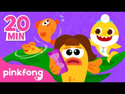 Cinq Petits Poissons sur le Lit | +Compilation | Pinkfong, Bébé Requin ! Chansons pour Enfants